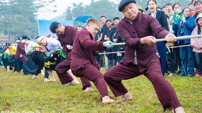 Ninh Binh İl Spor Festivali'nin tüm seviyelerindeki yarışmalarda gelenek ve modernliğin etkileşimi.