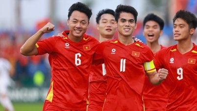 Vietnam U23 contre Kirghizistan U23 (fin de la première mi-temps) 1-1 : Murzakhmatov égalise.