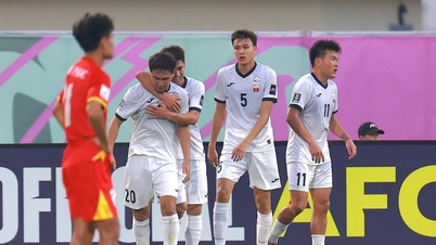 베트남 U23 vs 키르기스스탄 U23 (후반전) 1-1: 추가 골을 기다립니다