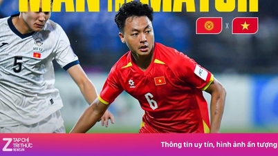 ខ្សែបម្រើក្រុម U23 វៀតណាម គឺជាកីឡាករល្អបំផុតក្នុងជ័យជម្នះលើក្រុមកៀហ្ស៊ីស៊ីស្ថាន។
