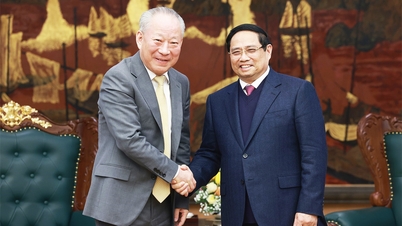 Premiér Pham Minh Chinh přijal vedoucí pracovníky přední čínské skupiny zabývající se výstavbou infrastruktury.
