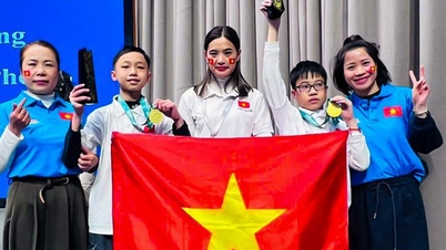 Uczniowie z Da Lat zdobywają złoty medal w finale World Robot Contest 2025