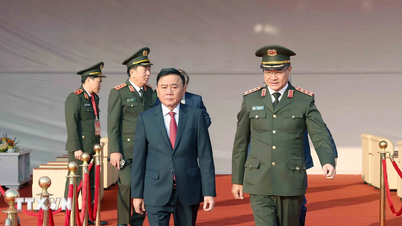 Departure ceremony and rehearsal of security and order plans for the 14th Party Congress.