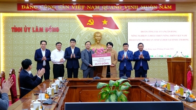 Agribank dona 5 mil millones de VND para apoyar el bienestar social en Lam Dong.
