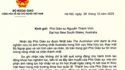 Intelektual Vietnam diberi penghormatan di Australia.