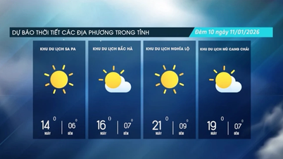 Previsão do tempo para hoje à noite e amanhã (11 de janeiro)