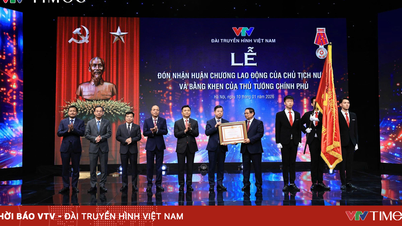 La télévision vietnamienne reçoit l'Ordre du Travail de Première Classe.