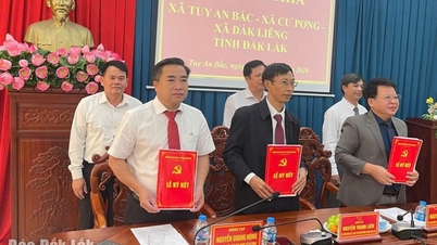 Obce Tuy An Bac, Cu Pong a Dak Lieng podepsaly twinningový program.