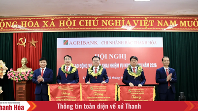 Az Agribank North Thanh Hoa fiókja sikeresen teljesítette 2025-ös üzleti céljait.