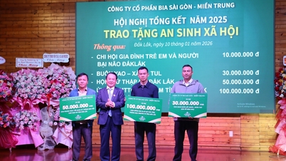 Saigon Beer - Central Vietnam Joint Stock Company, 2025 yılında devlet bütçesine yaklaşık 1.100 milyar VND katkıda bulunacak.