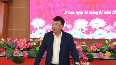 Phó Bí thư Tỉnh ủy Lâm Đồng Bùi Thắng làm việc với Ban Thường vụ Đảng ủy phường B’Lao