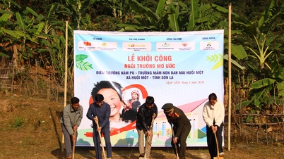 Son La : Début des travaux de construction de l'école annexe de Nam Pu - Jardin d'enfants Ban Mai.