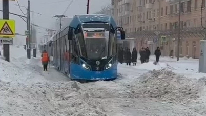 Nevasca recorde em Moscou