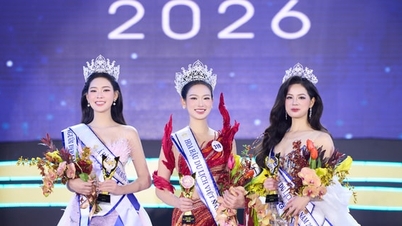 Hanoi güzeli, Miss Tourism Vietnam 2026 tacını kazandı.