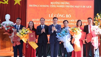 Das Ministerium für Industrie und Handel gab die Entscheidung zur Fusion zweier Hochschulen in der Provinz Thai Nguyen bekannt.