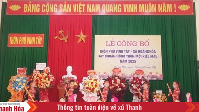 Thêm một thôn của xã Hoằng Hóa đạt danh hiệu nông thôn mới kiểu mẫu