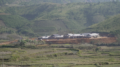 Kegembiraan di kawasan penempatan semula Sai Luong