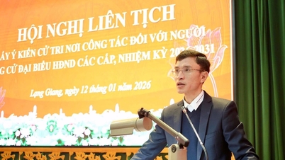 Bắc Ninh: Xã Lạng Giang lấy ý kiến cử tri nơi công tác đối với người ứng cử đại biểu HĐND các cấp
