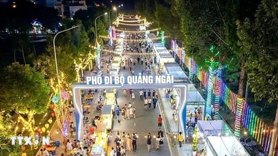 Quang Ngai: Pilotní projekt na vybudování pěší zóny podél řeky Tra Khuc – noční turistické atrakce.