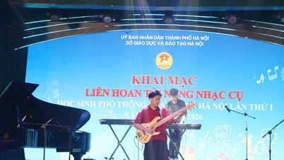 Lần đầu Hà Nội tổ chức sân chơi nhạc cụ cho học sinh phổ thông