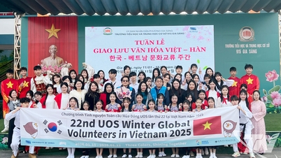 Giao lưu văn hóa Việt - Hàn tại Trường Tiểu học và THCS 915 Gia Sàng