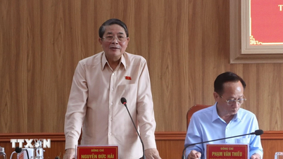 Ca Mau: قومی اسمبلی کے وائس چیئرمین Nguyen Duc Hai ہو تھی کی کمیون میں انتخابی تیاریوں کا معائنہ کر رہے ہیں۔