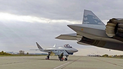 El Su-75 está a punto de realizar su primer vuelo de prueba.