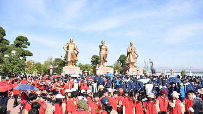 Semangat kepahlawanan Bach Dang Giang memberikan dorongan kepada pembangunan industri budaya Hai Phong.