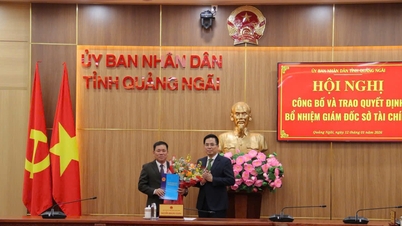 Quang Ngai'de personel değişiklikleri: Bay Nguyen Van Trong, Maliye Departmanı Direktörü olarak atandı.