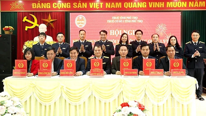 Thuế cơ sở 3 ký kết quy chế phối hợp công tác quản lý thuế trên địa bàn