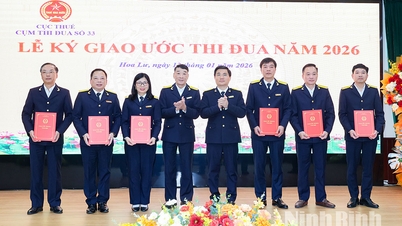 Cụm thi đua số 33 (Thuế tỉnh Ninh Bình): 6/6 đơn vị hoàn thành và vượt dự toán thu