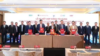 Agribank signs a credit agreement worth over 15,000 billion VND for the Hanoi Ring Road 4 project.