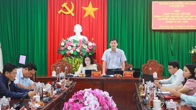 The Legal Affairs Committee of the Provincial People's Council reviewed the documents submitted to the fifth special session.