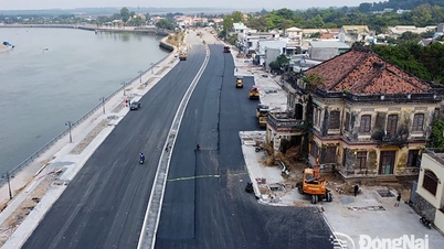 [Galeri Foto] Mengagumi jalan tepi sungai yang paling indah di Dong Nai sebelum pembukaan teknikalnya.