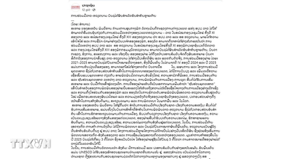 Die Beziehungen zwischen Vietnam und Laos werden weiterhin umfassend gestärkt und strategisch aufeinander abgestimmt.