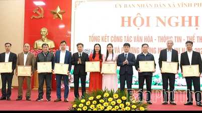 Comuna Vinh Phu promovează eficient activitățile culturale, informative și sportive.