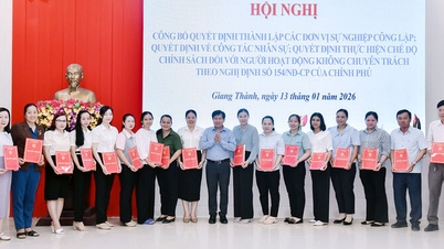La comuna de Giang Thanh establece unidades de servicio público.