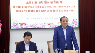 Bộ trưởng Nguyễn Văn Hùng làm việc với tỉnh Quảng Trị về tình hình phát triển văn hóa, thể thao và du lịch trên địa bàn tỉnh