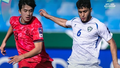Höjdpunkt: Trots förlusten mot Uzbekistan säkrade Sydkorea U23 ändå en plats i kvartsfinalen.