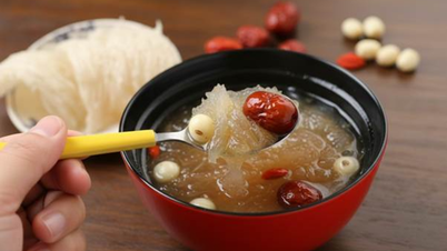 Enkelt recept på ångkokt fågelbo med socker och röda dadlar - Thuong Long Yen