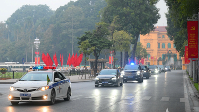 Hanoi: Final rehearsal of the plan for escorting delegates to the Party Congress.