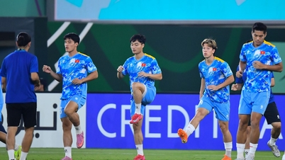 Vietnam U23 takımı, BAE U23 ile oynayacağı çeyrek final maçına hazırlanmak için antrenmanlara geri döndü.
