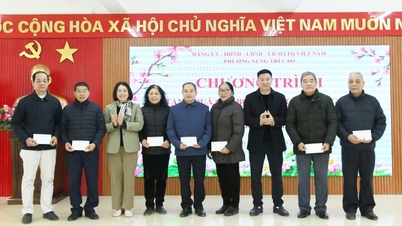 O distrito de Nung Tri Cao distribuiu 170 pacotes de presentes para apoiar pessoas afetadas por desastres naturais - Jornal Online Cao Bang