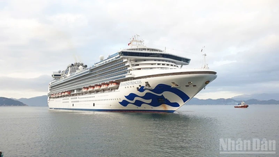 Cruiseskipet Diamond Princess brakte mer enn 2600 internasjonale turister til Cam Ranh.