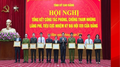 Effektiviteten av propagandaarbetet för att förebygga och bekämpa korruption och negativa metoder, i kombination med ideologiskt arbete och massmobilisering i Cao Bang.