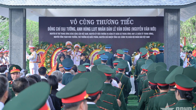 A solemn funeral ceremony was held for Comrade General Le Van Dung.