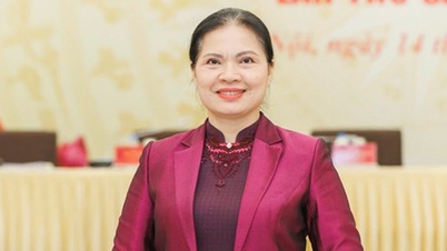 Frau Ha Thi Nga bekleidet das Amt der Vizepräsidentin und Generalsekretärin der Vietnamesischen Vaterländischen Front.