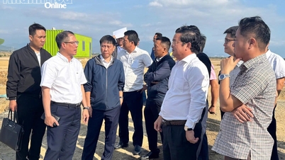 ニンディエム1工業団地インフラ建設及び事業投資プロジェクトの境界標の引渡し。