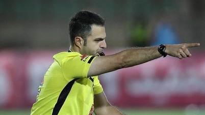 Um árbitro iraniano apitou a partida entre as equipes sub-23 do Vietnã e dos Emirados Árabes Unidos.