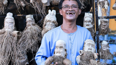 Besuchen Sie Hoi An und sehen Sie, wie Kunsthandwerker lächelnde Bambuswurzeln erschaffen.